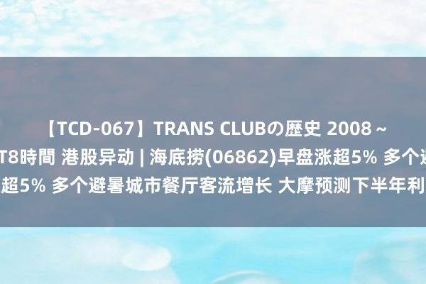 【TCD-067】TRANS CLUBの歴史 2008～2011 44タイトルBEST8時間 港股异动 | 海底捞(06862)早盘涨超5% 多个避暑城市餐厅客流增长 大摩预测下半年利润率将有分解改善